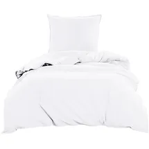 Wometo Stone Washed weiß 155 x 220 cm + 80 x 80 cm