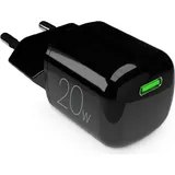 PURO MiniPro 20W USB-C Wall Charger - GaN technology, schwarz