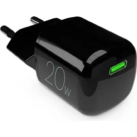 PURO MiniPro 20W USB-C Wall Charger - GaN technology, schwarz