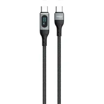 DUDAO Geflochtenes Kabel Usb-c Schnellladung Pd 100w 1m Schwarz