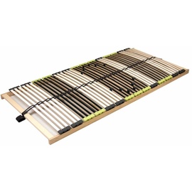 DaMi 7-Zonen Lattenrost Relax NV 120x200cm I mit 6 Härtestufen, Made in Germany, Buche & Birke, 42 Federholzeisten, Bett Lattenrahmen zur Selbstmontage, Bettrost extrem hochwertig & stabil