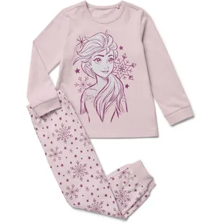 Tchibo - Kinder-Pyjama-Set »Eiskönigin« - Mädchen - Gr. 122/128 - rosa/print