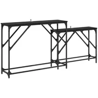 VidaXL Konsolentisch 100 x 28 x 75 cm schwarz