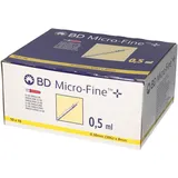 BD MICRO-FINE+ Insulinspritzen 0,5 ml U40 8 mm 100X0.5 ml Spritzen