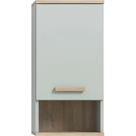 xonox.home Hängeschrank Star ca. 34x68x28 cm Eiche/Grüngrau