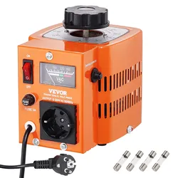 VEVOR 500VA Variabler Spannungstransformator 1,7A 0-300V AC Spannungsregler CE