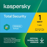 Kaspersky Total Security | 1 Gerät / 1 Jahr | Antivirus Schutz | Windows | 2024