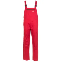 Latzhose "MG 290" 40% Polyester-Mischgewebe - 50 - mittelrot