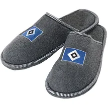Hamburger SV Hausschuhe 2023 grau Unisex Gr. 47/48