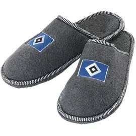 Hamburger SV Hausschuhe 2023 grau Unisex Gr. 47/48