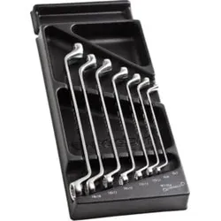 Facom Kunststoffmodul - Serie 55 Doppelringschlüssel 7-tlg.