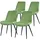 ML-Design Esszimmerstuhl Samt salbei 4er Set