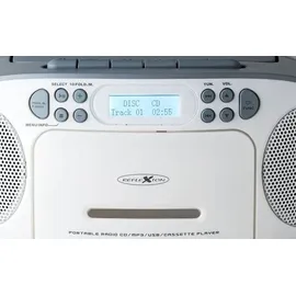 Reflexion RCR2260DAB DAB+, FM DAB AUX, CD, Kassette, USB Weiß, Blau