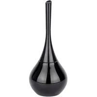 Wenko WC-Garnitur Flakon schwarz Stein, 1 St.