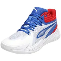 Puma Herren Basketballschuhe Dagger PUMA White-Mountain Blue-for All Time