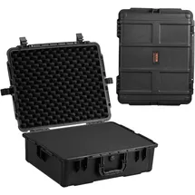 Vevor Wetterfester Hartschalenkoffer Trockenbox 0,068 m3 Schwarz