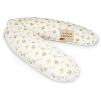 pic bear Premium Stillkissen - hochwertiges Schwangerschaftskissen - anschmiegsames Lagerungskissen aus Baumwolle - schadstofffreies Seitenschläferkissen - 194 cm Premium - Blätter