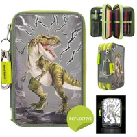 depesche dino world Depesche 11758 Dino World 3-Fach Federtasche REFLECTOR