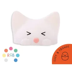 MegaLight LED Kinder-Nachtlicht / Nachtlampe CATTY CAT dimmbar mit buntem Licht