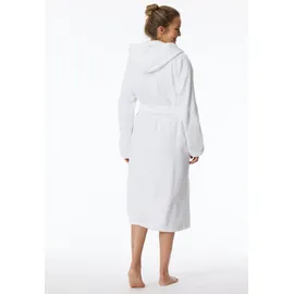 SCHIESSER Bademantel Damen Essentials Weiß L