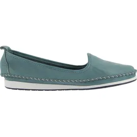 Andrea Conti Damen Slipper 0027449 Ballerina Mokassins, Größe:40 EU, Farbe:Blau