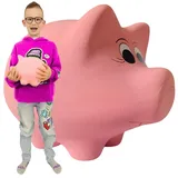 Sparschwein Keramik Rosa – XL Spardose ohne Öffnung zum Zerschlagen, große Geldgeschenk Spardose für Erwachsene & Kinder, dekorative Schweinchen Sparbüchse