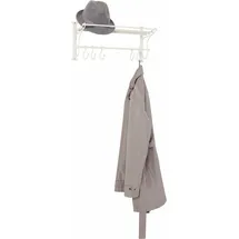 Ambiente Haus Garderobenleiste, mit Regal mit Haken, Breite 53 cm weiß