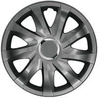 RADKAPPEN-KÖNIG 1STÜCK EINZELN 14 Zoll 14" RKK01 Graphit Radkappe Radzierblende
