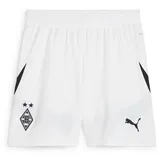 Puma Borussia Mönchengladbach Shorts 2024/25 Kinder 09 - PUMA white/PUMA black 164