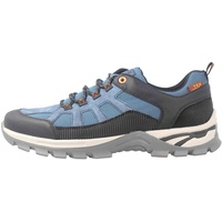 RIEKER Sneaker B6810-14 (weiche, herausnehmbare Einlegesohle, wasserabweisend) pazifikblau Herren