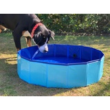 Hundepool 80x20cm Badewanne Schwimmbecken Swimmingpool Planschbecken faltbar