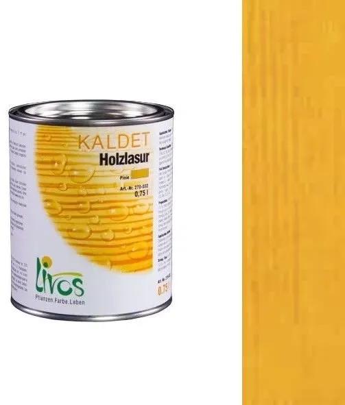 LIVOS Kaldet Holzlasur 270 Buchsbaum - 0,125 l Gebinde