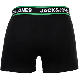 JACK & JONES JACLIMES SOLID TRUNKS schwarz/rot/türkis XXL 10er Pack