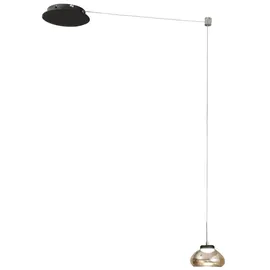 Fabas Luce Arabella 1-flg. 8 W 30 cm rund Amber