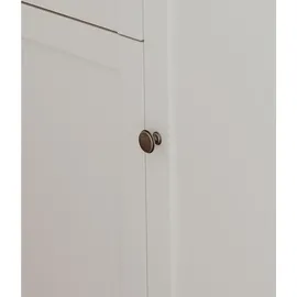 furn.design Kommode 80 x 90 cm Weiß / Eiche Artisan