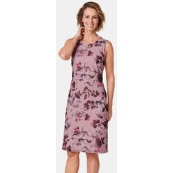GOLDNER Abendkleid Elegantes Kleid aus weichem Mesh rosa 48