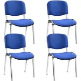 NOWY STYL Iso Polyester 4er Set blau / chrom