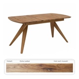 expendio Esstisch Ando XL, Eiche rustikal geölt 180(230)x90 cm aus Massivholz mit Mittelauszug beige 180 cm x 76 cm x 90 cm