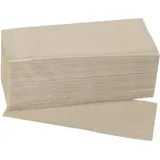 Wisch-Star Papierhandtücher 2x 5000 Blatt, Handtuchpapier, 1-lagig natur, Papier für Papierhandtuchspender, 24,5 x 21 cm, EU-Ecolabel