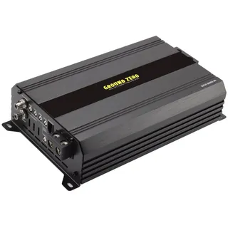Ground Zero GZCA 3000X.M1 – Competition‐Mono‐Class‐D Verstärker 1 Ω stabil, ca. 3000 W RMS, Aktiv‐Crossover & Bass‐Boost – Class D Technologie