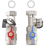 Buderus Anschluss-Set HKA 1 Zoll mit KFE Hahn und MAG Anschluss G3/4 - 63015978