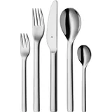 WMF Habitum Besteck Set 12 Personen, Essbesteck 60 teilig, Monobloc-Messer, Cromargan Edelstahl poliert, glänzend, spülmaschinenfest