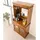 Massivmoebel24 Barschrank Oxford 97 x 193 x 52 cm Braun