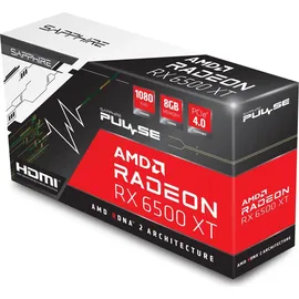 Sapphire Pulse Radeon RX 6500 XT OC, 8GB GDDR6, HDMI, DP, lite retail (11314-08-20G)