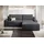 TRENDMANUFAKTUR Eckcouch Polyester mit Bettkasten 3-Sitzer Grau