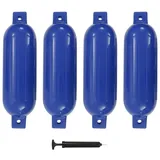 vidaXL Bootsfender 4 Stk. 51 x 14 cm PVC Blau