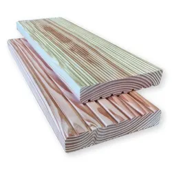 Terrassendielen Douglasie in 21 und 28 mm Stärke – naturbelassene Holzdielen, gehobelt & geriffelt, Längen: 300 / 400 cm, rutschfest