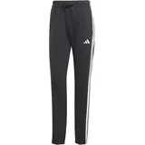 adidas Essentials 3-Streifen French Terry Cuffed Joggers Black / White S