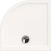 Hoesch Viertelkreis-Duschwanne Samar weiß, 100x100x3cm, ultraflach