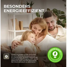 bringer-germany Bringer Infrarot Heizkissen mit Klettverschluss - Grau / 60x30 cm